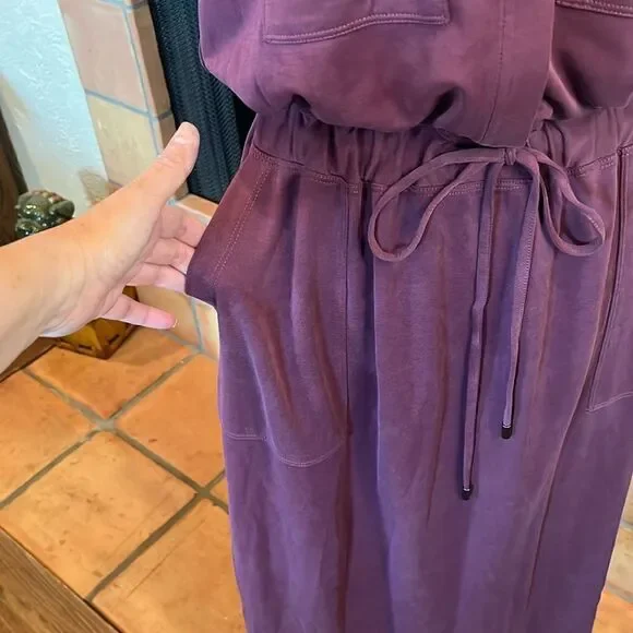 Lou & Grey Sandwashed Midi Pocket Shirtdress, size S - Picture 5 of 12